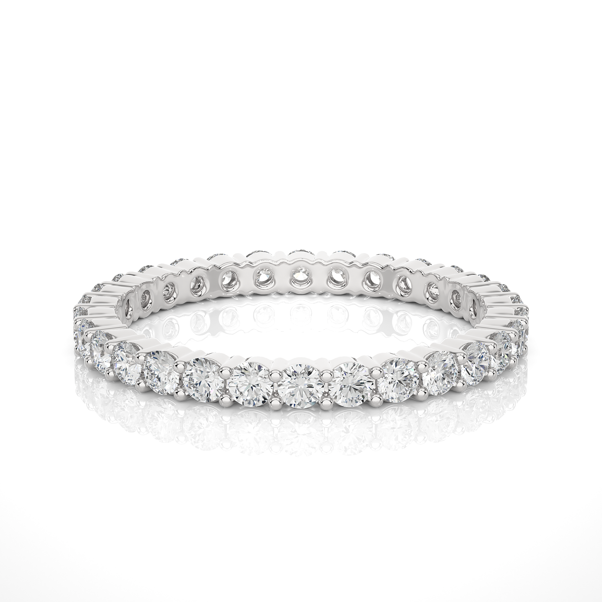0.90 Carat IJ Color VS1 Clarity Diamond Studded Natural Diamond Ring.